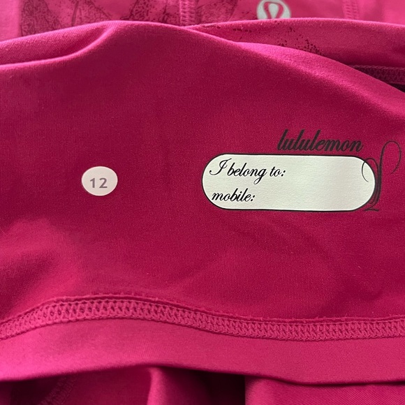 Lululemon Pink Pattern Long Sleeve Shirt - Picture 4 of 7